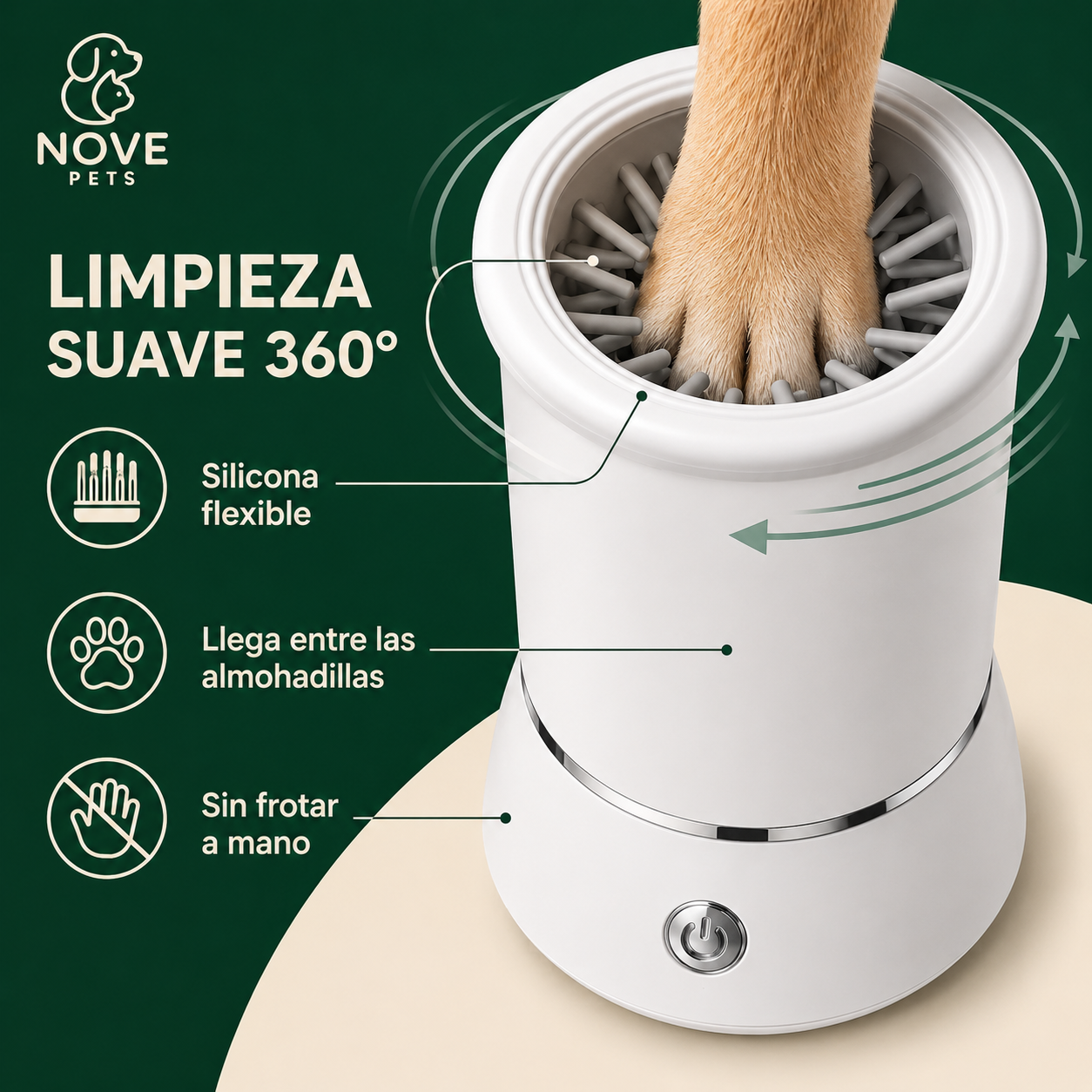 Limpiador Eléctrico de Patitas NOVE PETS™