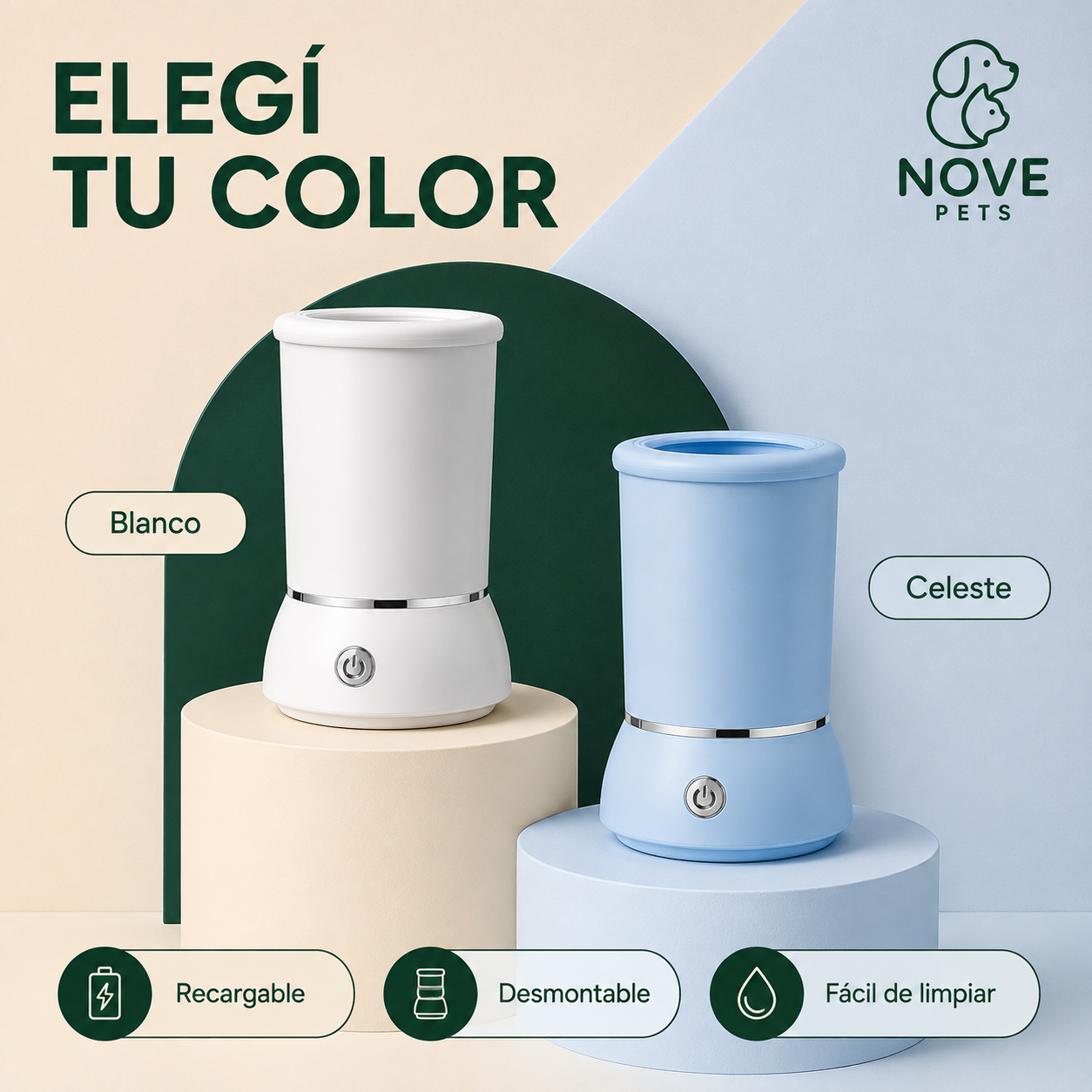 Limpiador Eléctrico de Patitas NOVE PETS™